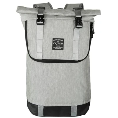 Abbildung von BAG STREET INTERNATIONAL Freizeitrucksack Damen Rolltop Rucksack Daypack mit Tabletfach, gepolstert, 18 Liter, Tabletfach