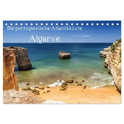 Abbildung von Die portugiesische Atlantikküste Algarve (Tischkalender 2025 DIN A5 quer), CALVENDO Monatskalender