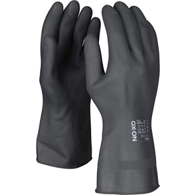 Abbildung von Kemihandsker, OX ON® Chemical Comfort 6301, sort, str. 6, pakke a 12 par