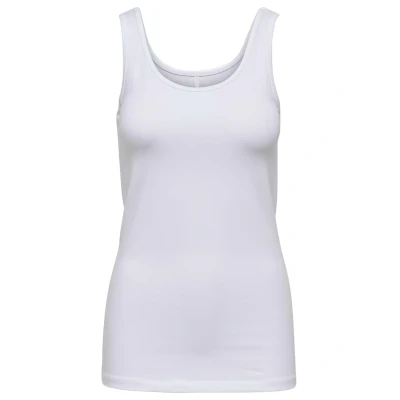 Abbildung von ONLY Basic Top, Damen, Größe: XS, White