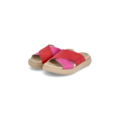 Abbildung von Rieker Damen Pantolette in rot Gr. 37