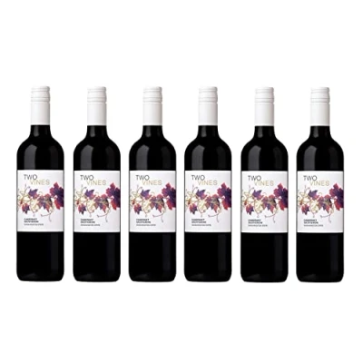 Abbildung von 6x 0,75l 2019er Columbia Crest Two Vines Cabernet Sauvignon Washington State Vereinigte Staaten Rotwein trocken