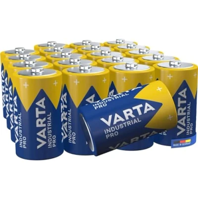 Abbildung von VARTA 20 Industrial Pro D / Mono Alkaline Batterien in 20er Folie Batterie
