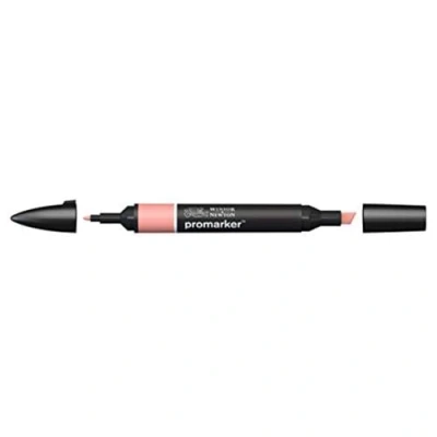 Abbildung von Winsor &amp; Newton &quot; ProMarker 0203367 Professioneller Layoutmarker 2 Spitzen, fein breit für Zeichnungen, Design Layouts Lachsrosa