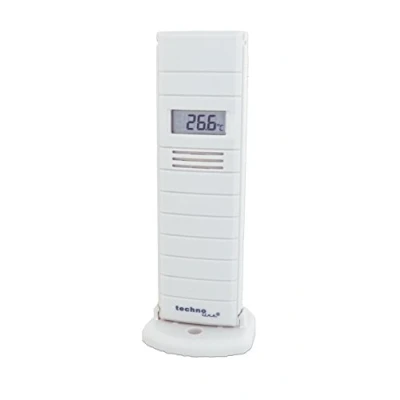 Abbildung von Technoline, mit Außensender, TX29 DTH IT, Temperatur und Luftfeuchtesender Display, 868 MHz, weiß, 38 x 21 129 mm