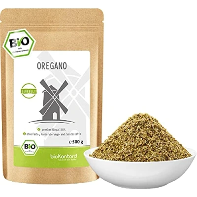 Abbildung von Oregano BIO gerebelt 500 g Gewürz Origanum vulgare 100% naturrein ohne Zusätze aus kontrolliert biologischem Anbau von bioKontor