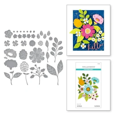 Abbildung von Spellbinders Vivid Blooms Etched Dies (S6 250)