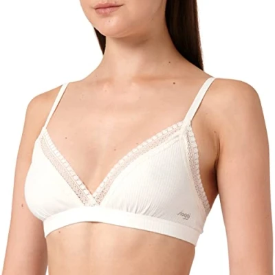 Abbildung von sloggi Damen GO Ribbed Bralette, ANGORA, XS