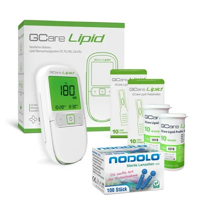 Abbildung von Gcare LIPID Gesamtcholesterin Messsystem + 20 TS 110 Lanz 1 St