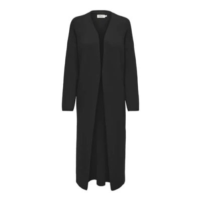 Abbildung von ONLY Onlalpha MAXI Cardigan Strickjacke, Damen, Größe: Small, Black