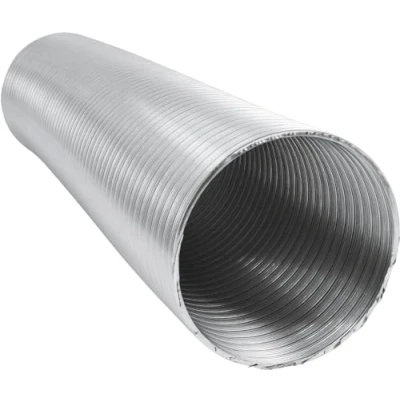 Abbildung von Intelmann Alu Flexrohr 1,5 m / 3 5 DN 50 63 71 76 80 100 125 150 160 180 200 224 250, Schlauch Lüftungsrohr Flex Rohr Luftrohr (1,5 m, 100)
