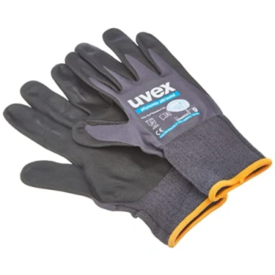Abbildung von uvex Arbeitshandschuhe phynomic allround 9 grau, schwarz