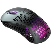 Abbildung von Xtrfy M4 Wireless, Kabellose Ultraleichte Gaming Maus, Optimiert für esports, 2.4 GHz Funk, Anpassbare Ergonomische Rechtshändermaus, Wiederaufladbar, Schwarz