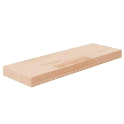 Abbildung von vidaXL Regalboden 60x20x4 cm Unbehandeltes Massivholz Eiche, Regalboden, Holzplatte, Regalplatte, Regalböden, Holzplatten, Regalplatten, Wandboard