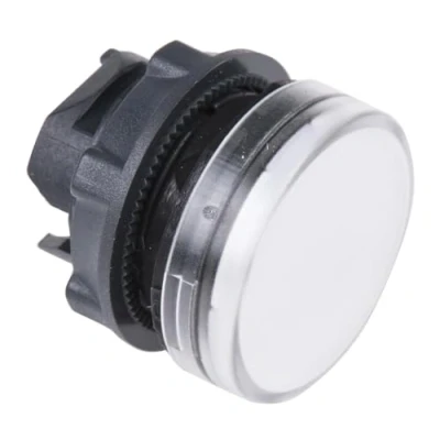 Abbildung von Schneider Electric ZB5, Knopf, Weiß, Universal LED, IP66, IK05, Klasse II