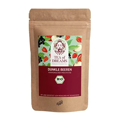 Abbildung von Früchtetee Bio &quot;Dunkle Beeren&quot; harmonisch, runder loser Tee 250g