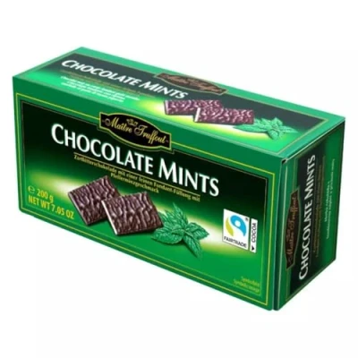 Abbildung von Mâitre Truffout &quot;Chocolate Mints&quot; in der 200g Packung