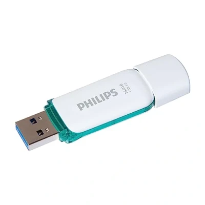 Abbildung von Philips FM25FD75B/00 USB Stick (USB 3.0, Lesegeschwindigkeit 100,00 MB/s, Spring Green®, 256GB, USB3.0, LED, 1er Pack)