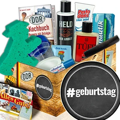 Abbildung von Geschenkidee zum Geburtstag/Männer Pflege Geschenkset DDR/geburtstag