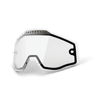 Abbildung von 100% Racecraft/Accuri/Strata Vented Dual Pane Linse Anti Nebel, Clear, Einheitsgröße