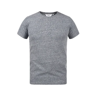 Abbildung von Solid Sdalarico Tshirt basic, Herren, Größe: Large, Insignia blue melange