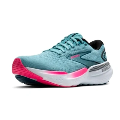 Abbildung von Brooks Glycerin GTS 21 Laufschuh Stabilität, Damen, Größe: 38.5, Moroccan blue aqua pink Schuhe