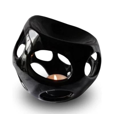 Abbildung von Zen&#039;Arôme Duftlampe Spring aus Keramik Duftbrenner für Ätherische Öle, Duftwachs, Schmelzwürfel Verbreitung durch Sanfte Wärme Aromatherapie Dekoration &amp; Therapie