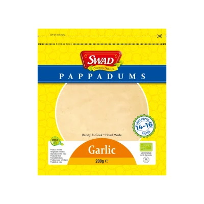 Abbildung von Swad Papadums Knoblauch 200 g
