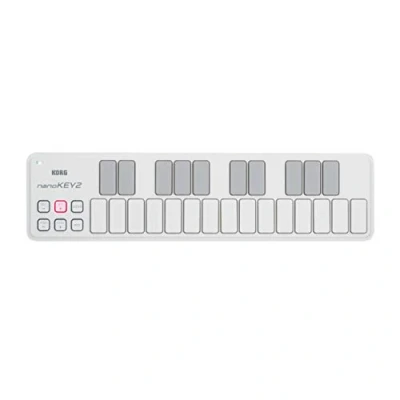 Abbildung von Korg KOH Nanokey2 WH 25 Hinweis USB Tastatur Schwarz