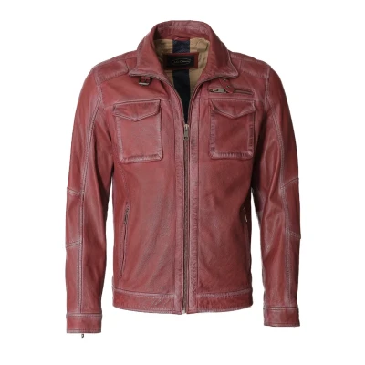 Abbildung von JCC Lederjacke, Damen, Größe: 48, Red