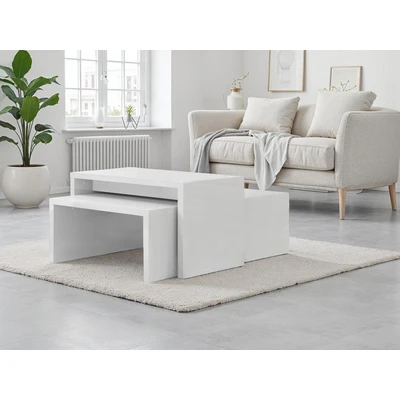 Abbildung von Places of Style Couchtisch &quot;Piano&quot;, UV lackiert, 2 er Set