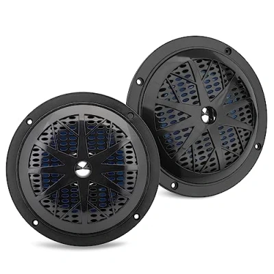 Abbildung von Pyle Marine Lautsprecher (100 Watt, 13,33 cm (5,25 Zoll), 2 Wege) schwarz