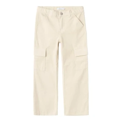 Abbildung von Name it Nkfbella WIDE Cargohose für Kinder, Größe: 134, Summer sand