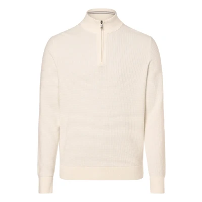 Abbildung von bugatti Strickpullover, Herren, Größe: XXL, Ecru