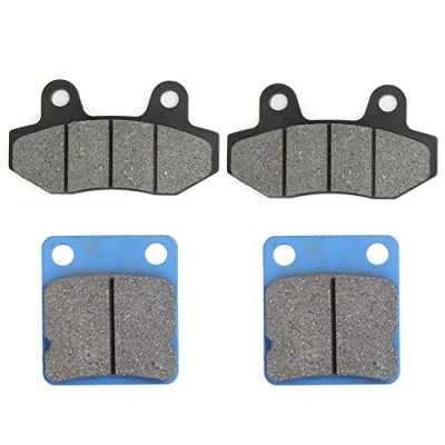 Abbildung von Motorradbremsbelag, Vorder und Hinterradbremsbelag passend für 50 90 110 125 140 150 160cc Pit Dirt Bike Motorrad vorne hinten Bremsbeläge