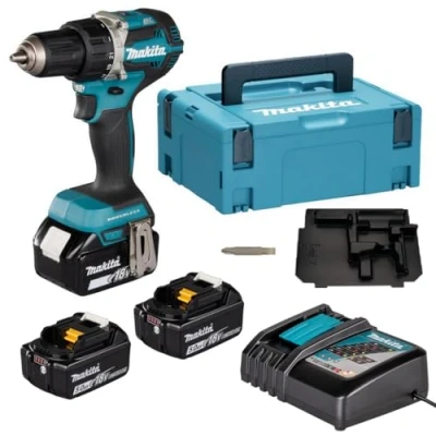 Abbildung von Makita DDF484RT3J, Handbohrmaschine, 1,3 cm, 2000 RPM, 3,8 1,5 mm