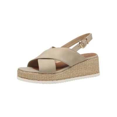 Abbildung von Tamaris Plateausandalette, Damen, Größe: 41, Tan Schuhe