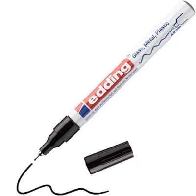 Abbildung von 10 x edding Glanzlack Marker 780 0,8mm schwarz