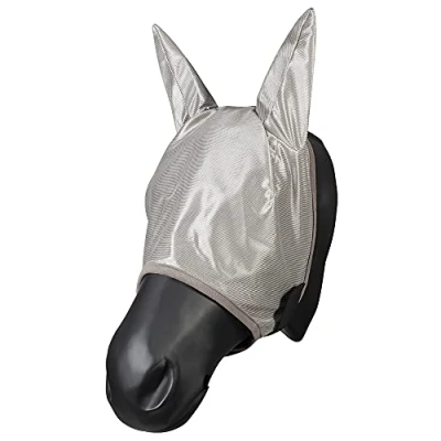 Abbildung von Pfiff 102144 Fliegengesichtsmaske mit Ohren, Fliegenschutz Insektenschutz Maske, Grau, Shetty