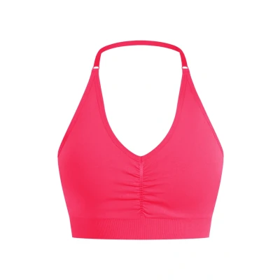 Abbildung von Smilodox Silvia Sportbh mit leichter Stützkraft, Damen, Größe: XS, Pink