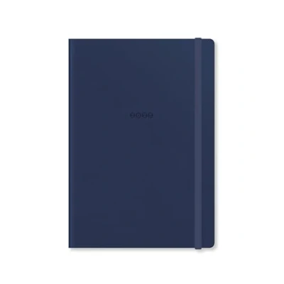 Abbildung von Letts of London Edge A5 Wochenansicht mit Notizen, 2025, Marineblau