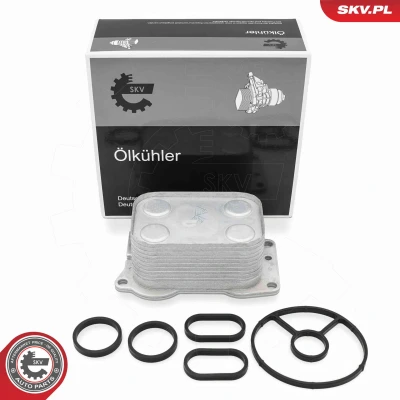 Abbildung von ESEN SKV 31SKV382 Ölkühler FORD: FOCUS 2 Schrägheck, Kombi, 3 Turnier, PEUGEOT: 3008 I, 508 I SW, 308 CITROËN: Jumpy II MPV