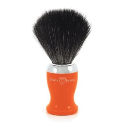 Abbildung von Edwin Jagger Pinsel Shaving Brushes Synthetic Orange &amp; Chrome Plated