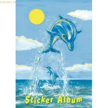 Abbildung von HERMA Sticker Stickeralbum &quot;Der kleine Delfin&quot;, DIN A5