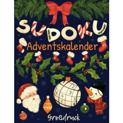 Abbildung von Sudoku Adventskalender Großdruck: Rätsel für Senioren mit 72 Sudokus in großer Schrift von Leicht Schwer