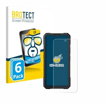 Abbildung von BROTECT (6 Stück Schutzfolie für Cubot KingKong X Displayschutz Folie Ultra Klar