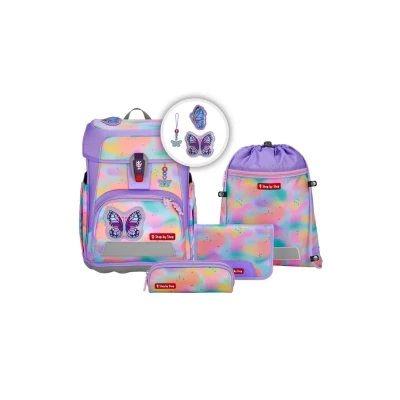 Abbildung von Step by Schulranzen Set CLOUD FLASH Butterfly Luna