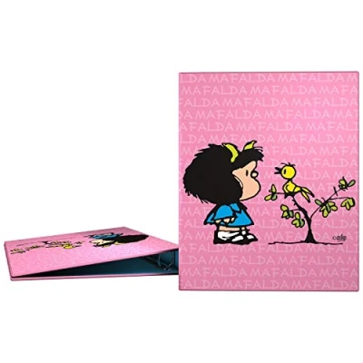 Abbildung von Grafoplás 88141949 carpeta Ringe A4 Design Mafalda Vögelchen, 4 25 mm