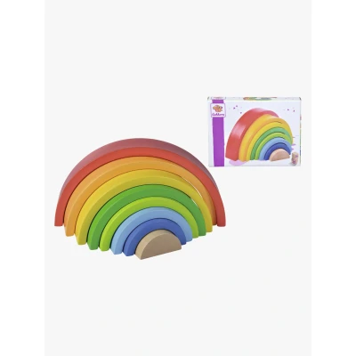 Abbildung von Eichhorn Stapelwürfel Regenbogen, Babyspielzeug