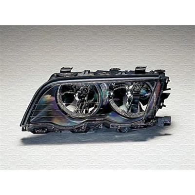Abbildung von MAGNETI MARELLI 710301089206 Scheinwerfer rechts H7/H7 Halogen für Rechtsverkehr mit Stellmotor LWR BMW: 3 Limousine